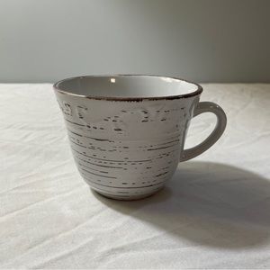 Pfaltzgraff Trellis White Whitewashed Mug